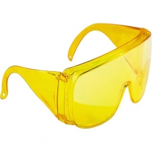 очки защитные с дужками желтые